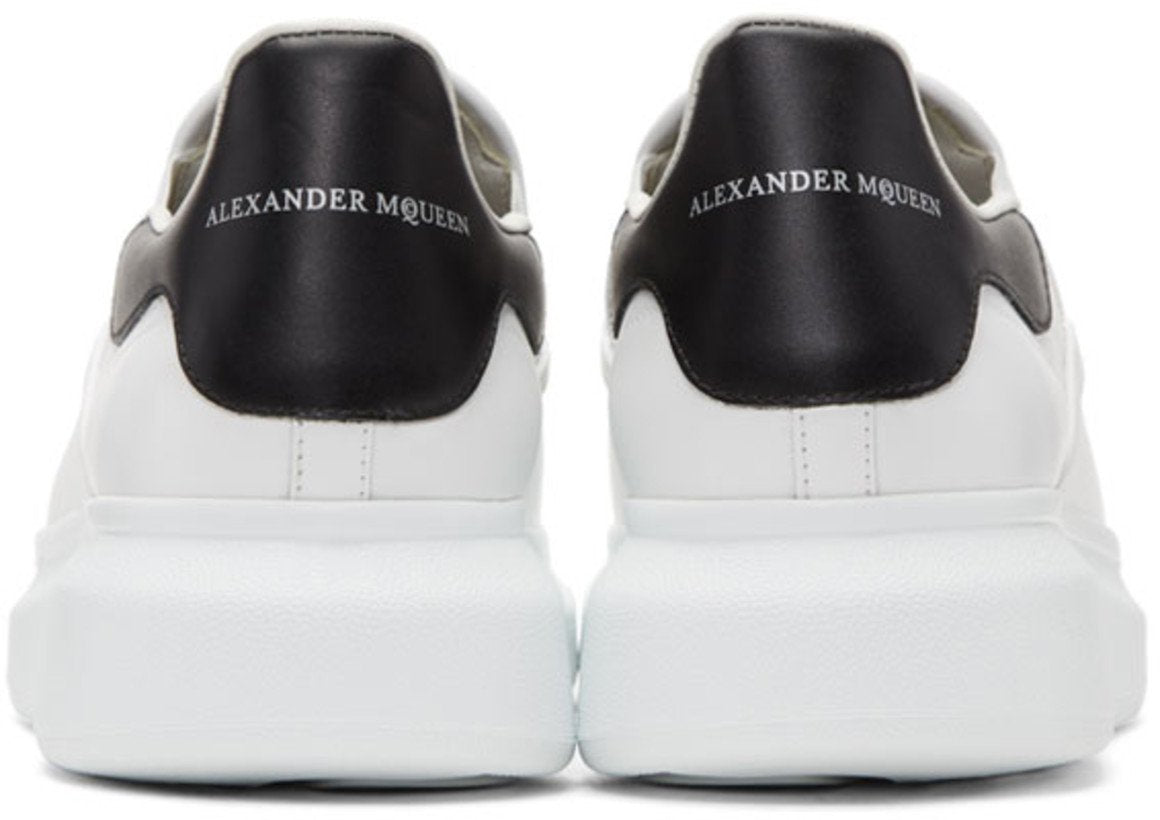 Alexander McQueen Embroidered Oversized Slip-On Sneakers 'White'