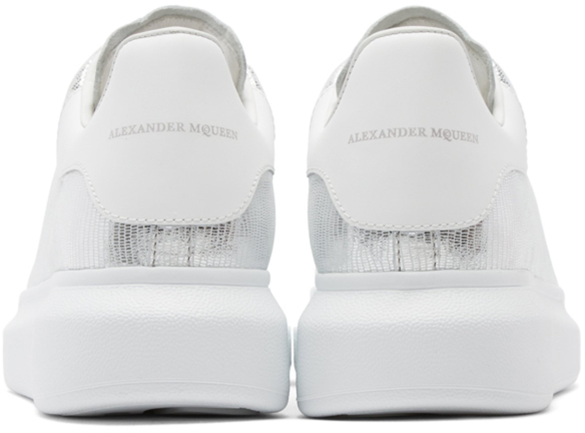 Alexander McQueen Oversized Sneakers 'Silver'