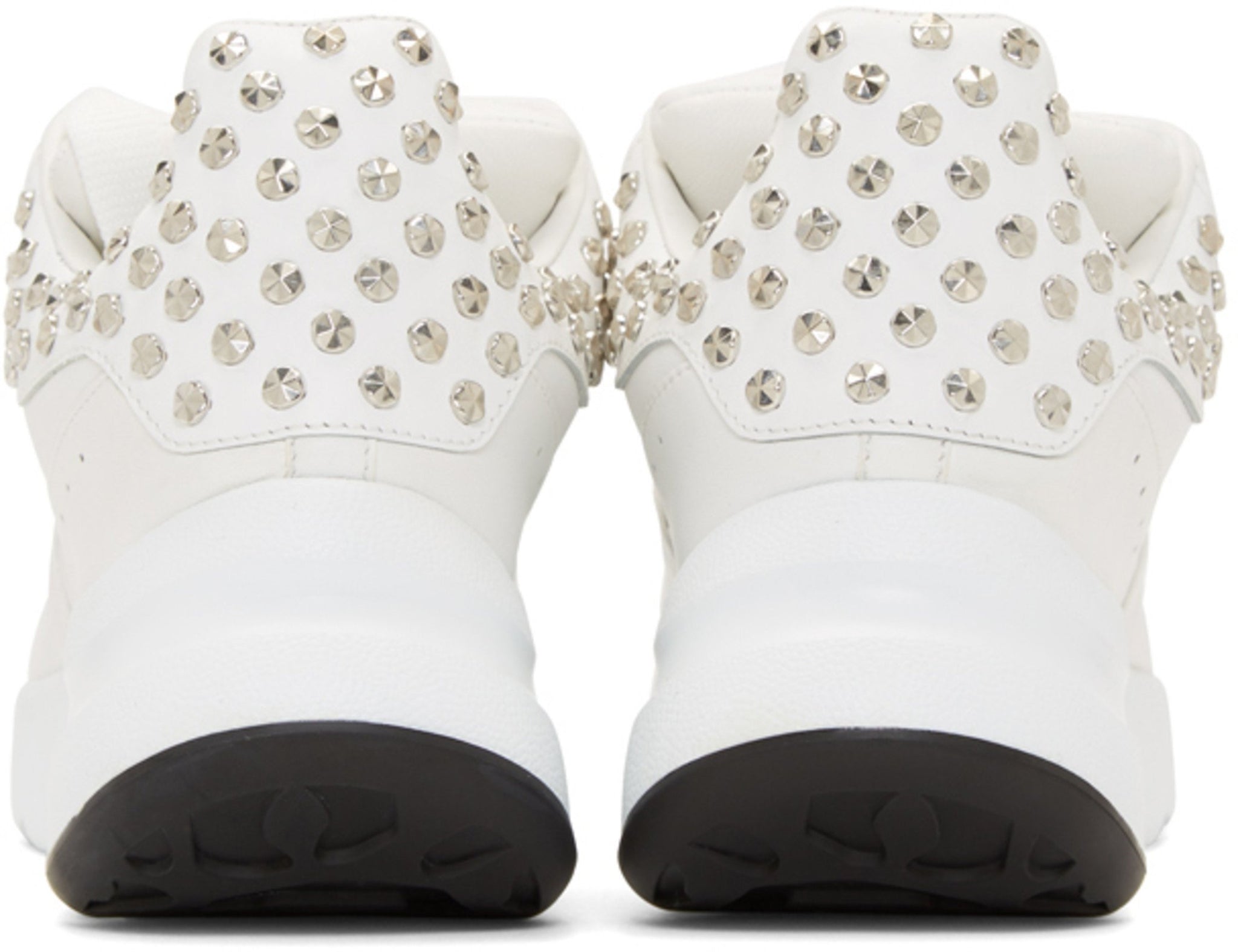 Alexander McQueen Stud Platform Running Sneakers 'White'