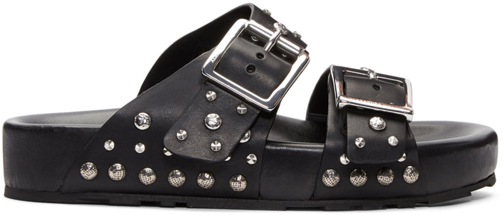 Alexander McQueen Studded Strap Sandals 'Black'