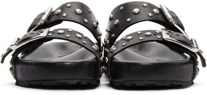 Alexander McQueen Studded Strap Sandals 'Black'
