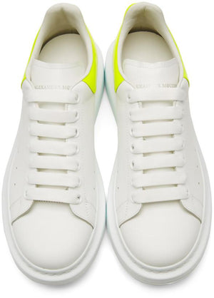 Alexander McQueen Oversized Sneakers 'White & Yellow'