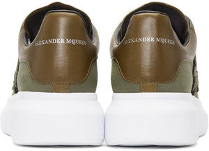 Alexander McQueen Embroidered Oversized Sneakers 'Green'