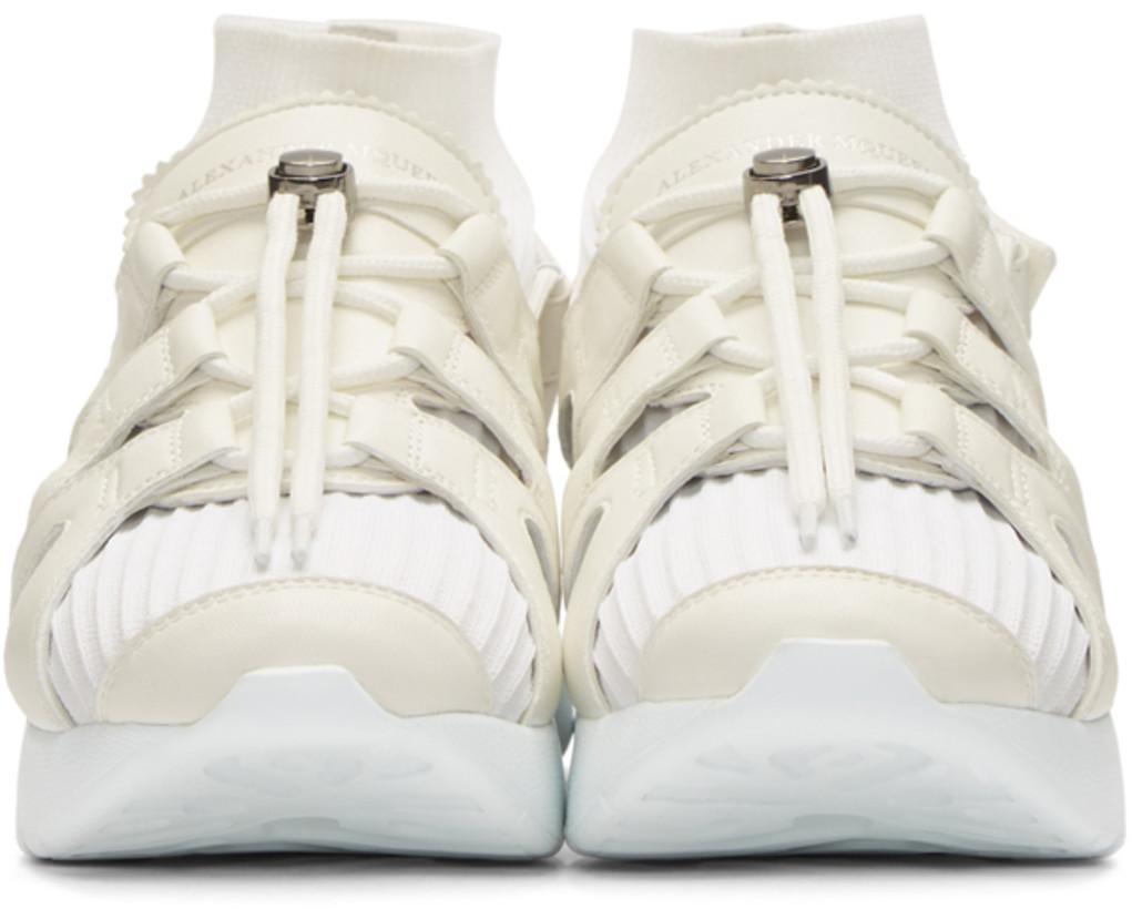 Alexander McQueen Knit Sock Sneakers 'White'