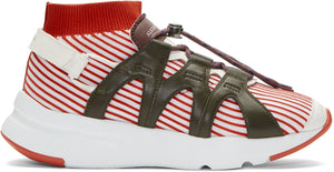 Alexander McQueen Knit Sock Sneakers 'Red & White'
