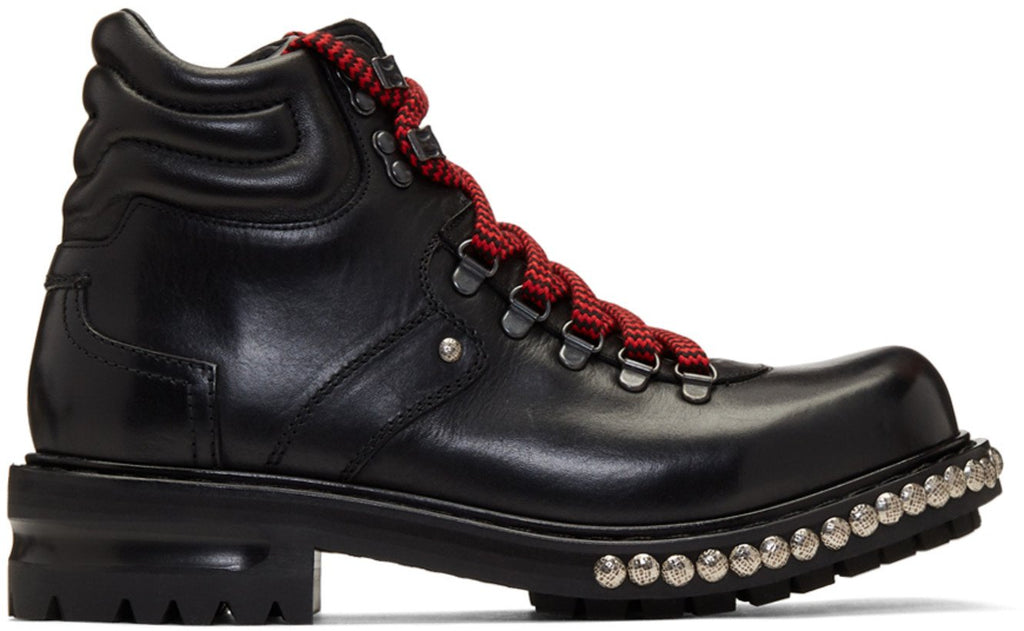 Alexander McQueen Studded Hiking Boots 'Black'