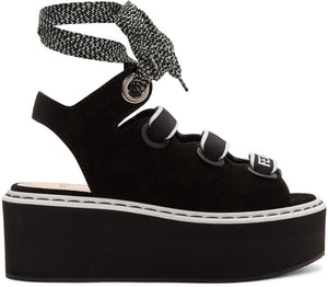 Fendi Flatform Sandals 'Black'