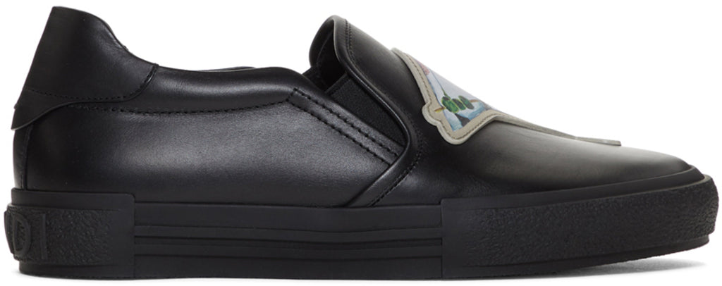 Fendi Everyday Keys & Martini Slip-On Sneakers 'Black'