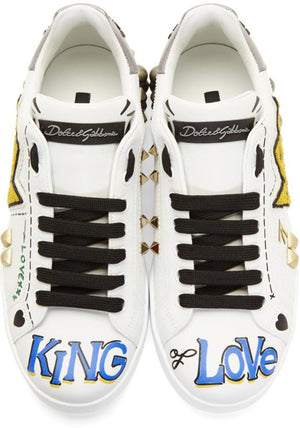 Dolce & Gabbana 'Kings Of Love' Sneakers 'White'