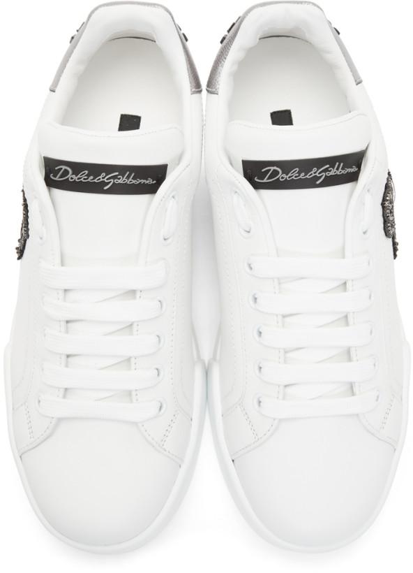 Dolce & Gabbana Crest Sneakers 'White'