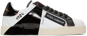 Dolce & Gabbana 1984 Portofino Sneakers 'White & Black'