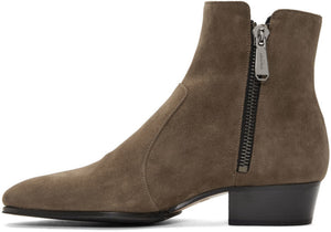 Balmain Suede Anthos Boots 'Brown'