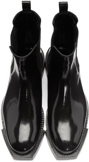 Alexander McQueen Leather Chelsea Boots 'Black'