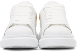 Alexander McQueen Oversized Sneakers 'White & Gold'
