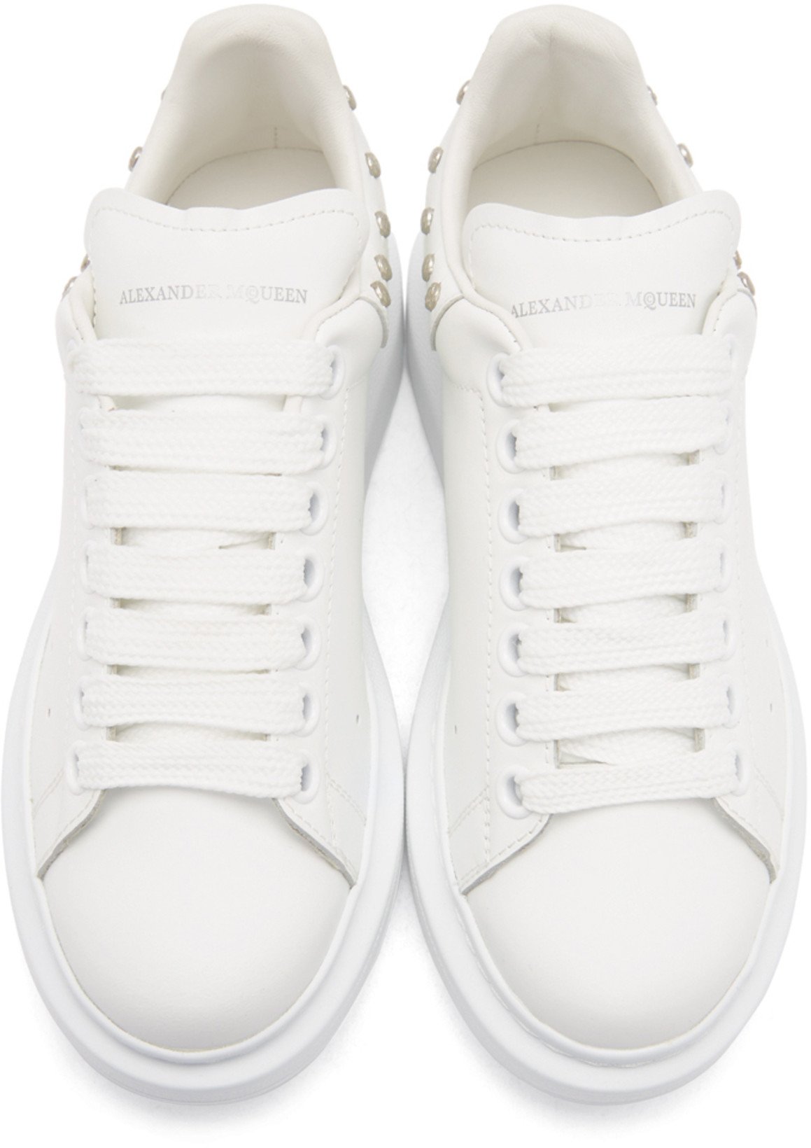 Alexander McQueen Studded Oversized Sneakers 'White'