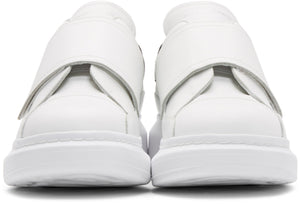 Alexander McQueen Flap Tab Oversized Sneakers 'White & Black'