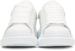 Alexander McQueen Glitter Oversized Sneakers 'White & Silver'