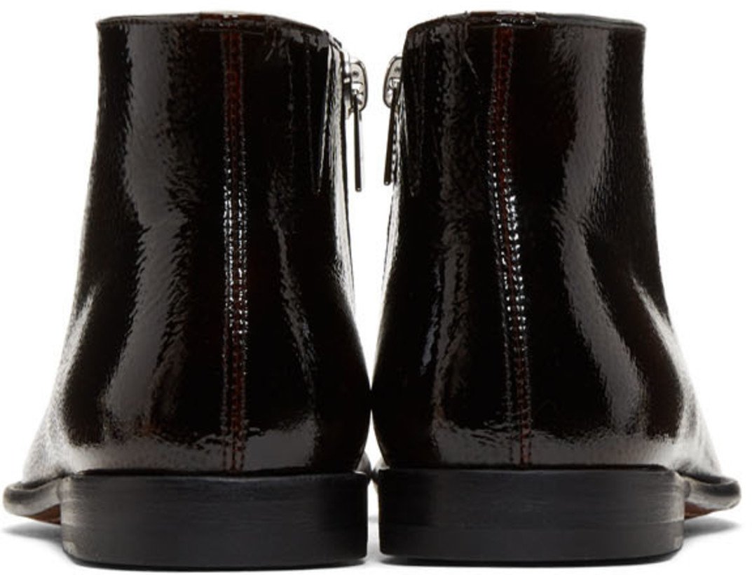 Alexander McQueen Zermatt Zip Boots 'Brown'
