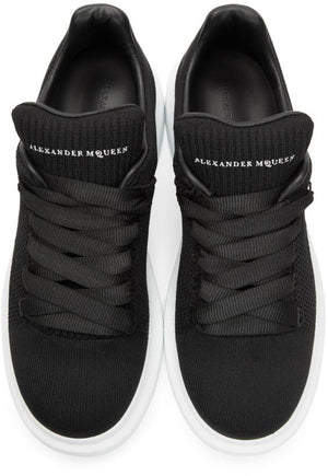 Alexander McQueen Knit Oversized Sneakers 'Black'