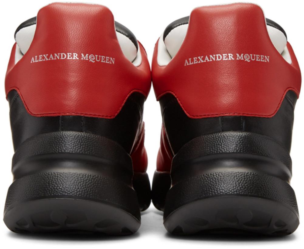 Alexander McQueen Oversized Runner 'Black & Red'