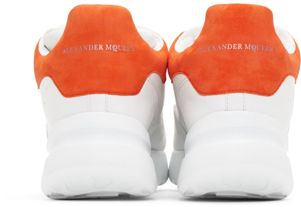 Alexander McQueen Oversized Runner 'White & Orange'