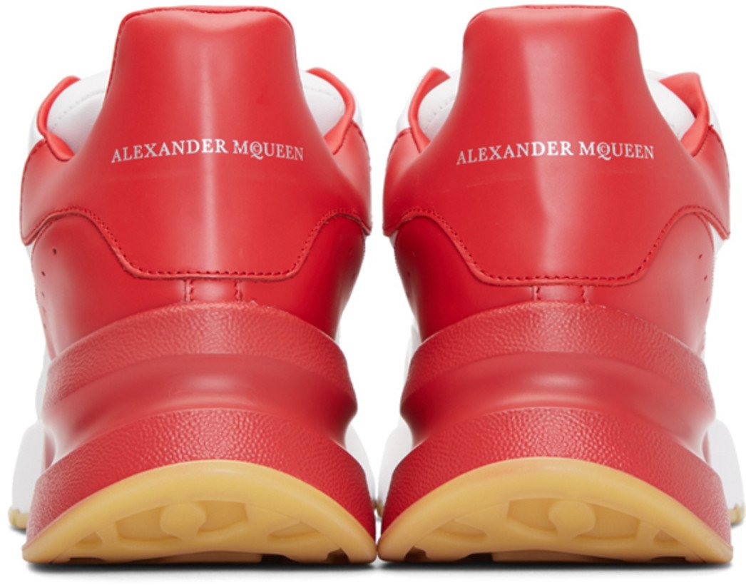 Alexander McQueen Oversized Runner 'Red & White'
