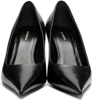 Balenciaga Leather Pointed Heels 'Black'