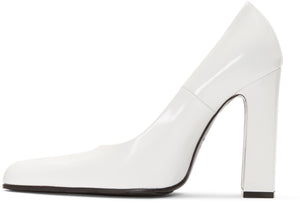 Balenciaga Rectangular Heel Pumps 'White'