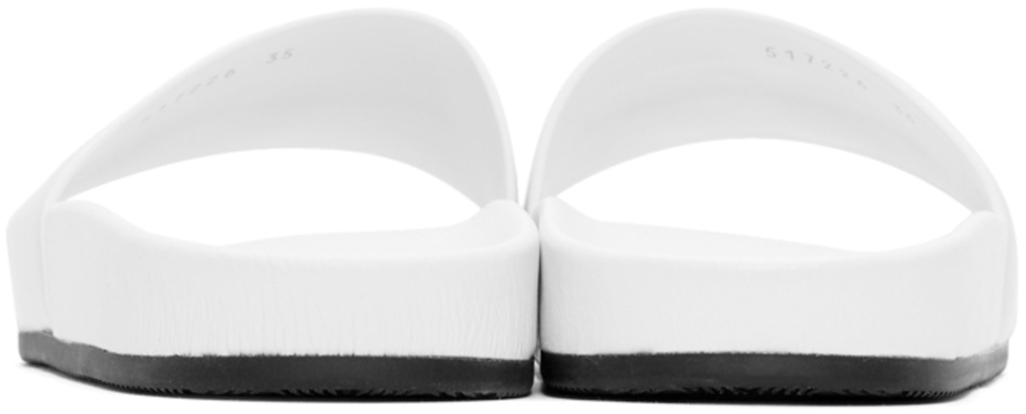 Balenciaga Logo Slides 'White'