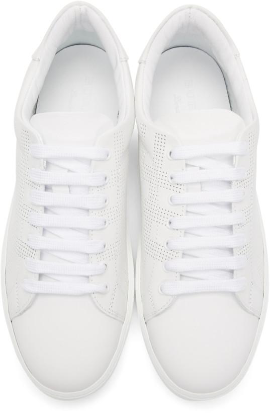 Burberry Leather Perforated 'White'
