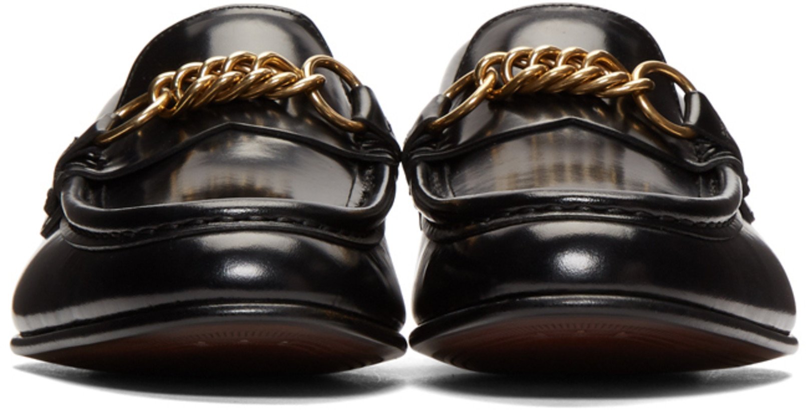 Burberry Chain Solway Loafers 'Black'