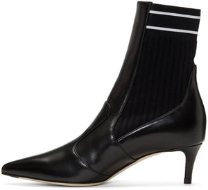 Fendi Heeled Sock Boots 'Black'