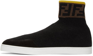 Fendi 'Forever Fendi' Knit Sneakers 'Black'