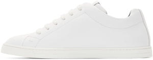 Fendi Leather 'Bag Bugs' Sneakers 'White & Navy'