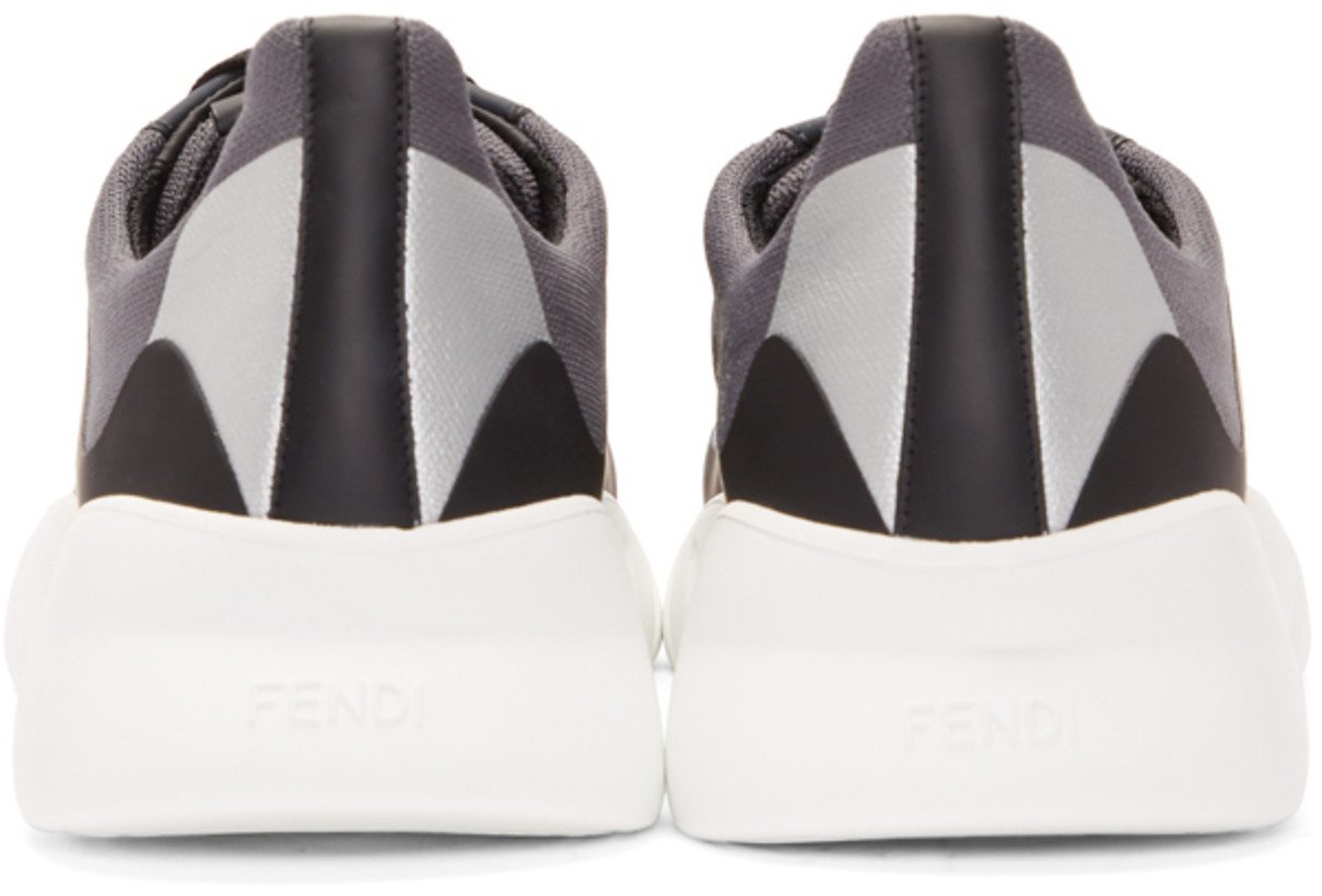 Fendi 'Bag Bugs' Sneakers 'Black & Grey'