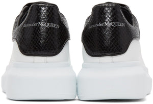 Alexander McQueen Python Oversized Sneakers 'White & Black'