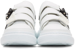 Alexander McQueen Multi Flap Tab Oversized Sneakers 'White & Black'
