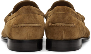 Burberry Suede Solway Loafers 'Brown'