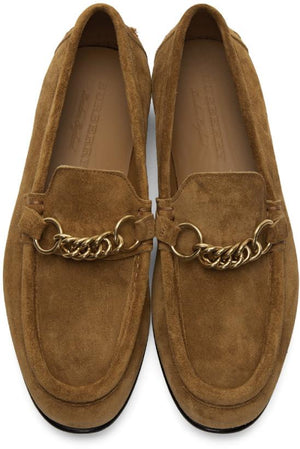 Burberry Suede Solway Loafers 'Brown'