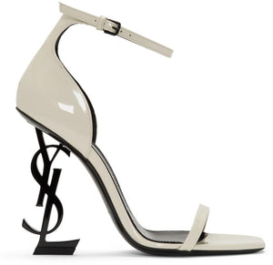 Saint Laurent Patent Opyum Sandals 'White'