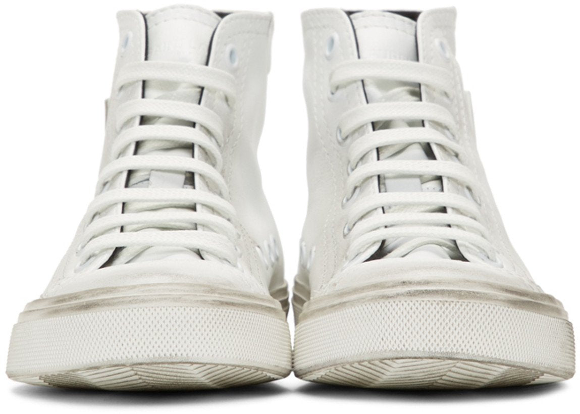 Saint Laurent Bedford Mid-Top Sneakers 'White'