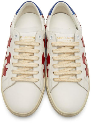 Saint Laurent Court Classic SL/06 California Sneakers 'White & Red'