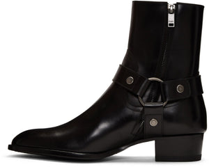 Saint Laurent Wyatt Harness Boots 'Black'