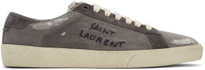 Saint Laurent Destroyed SL/06 Court Classic Sneakers 'Grey'