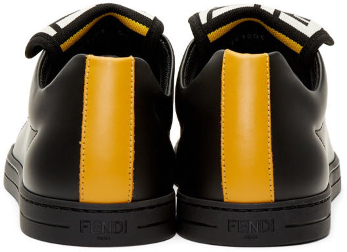 Fendi 'Forever Fendi' Sneakers 'Black & Yellow'