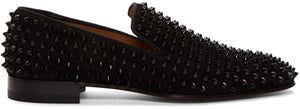 Christian Louboutin Dandelion Spikes Loafers 'Black'