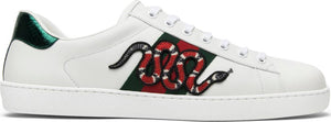 Gucci Ace Snake Embroidered 'White'