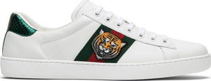 Gucci Ace Tiger Embroidered 'White'